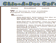 Tablet Screenshot of chic-a-dee.net